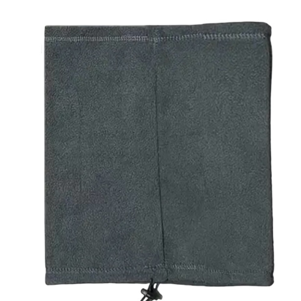 Grey Fleece Neck Warmer Gaiter Windproof Thermal Scarf Unisex Winter NWT - Picture 3 of 9